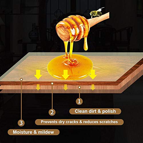 Wood Seasoning Beewax, 2 PACK,2020 Natural Traditional Beeswax Polish Wood Furniture Cleaner for Wood Doors, Tables, Chairs, Cabinets and Floors for Furniture to Beautify & Protect