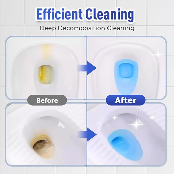 Toilets Bowl Cleaning, 2025 New Automatic Toilet Cleaner, Continuous Deep Lasting Cleaning System Fresh Scent (8.82 FL OZ, 2pcs)