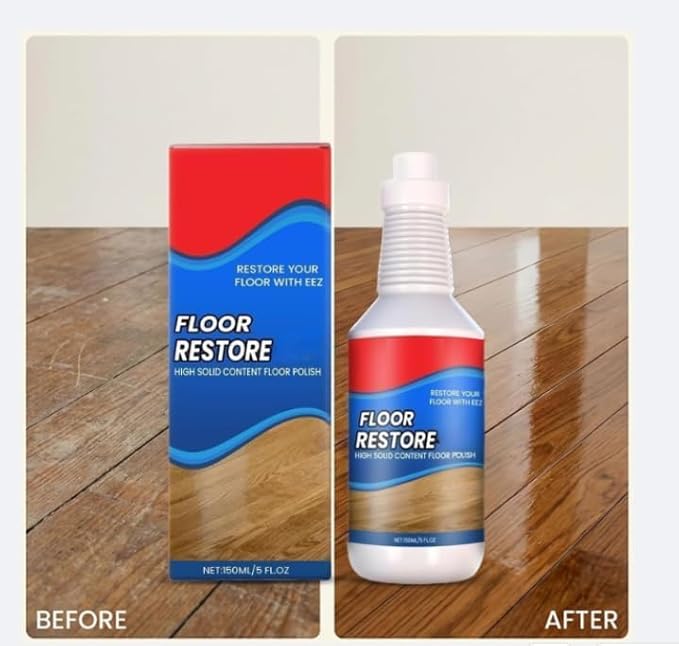 Floor Restore Solution, Floor Restorer & Clean Hardwood Restore, Wood Restorer, 150ml Flooring Protection Agent For Shine Wood, Laminate, Vinyl (1pcs)