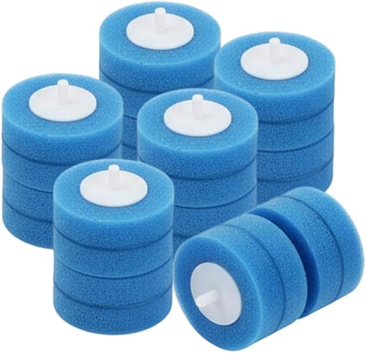 36 PCS Disposable Toilet Brush Heads, Toilet Bowl Wand Refills for Toilet and Bathroom Cleaning, Disposable Toilet Cleaner Refill Pads for Washroom Mats Brush Cleaning System(36 PCS Refills)