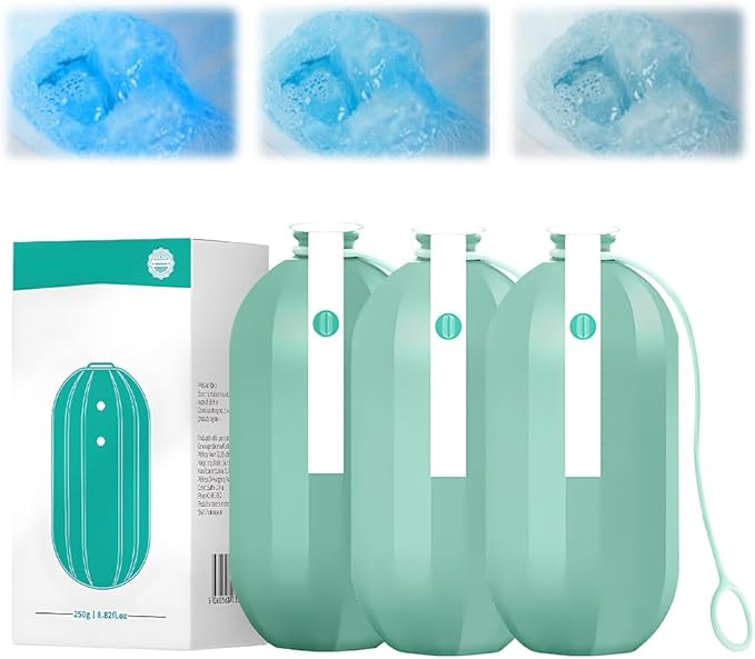 Toilets Bowl Cleaning, 2025 New Automatic Toilet Cleaner, Continuous Deep Lasting Cleaning System Fresh Scent (8.82 FL OZ, 3pcs)