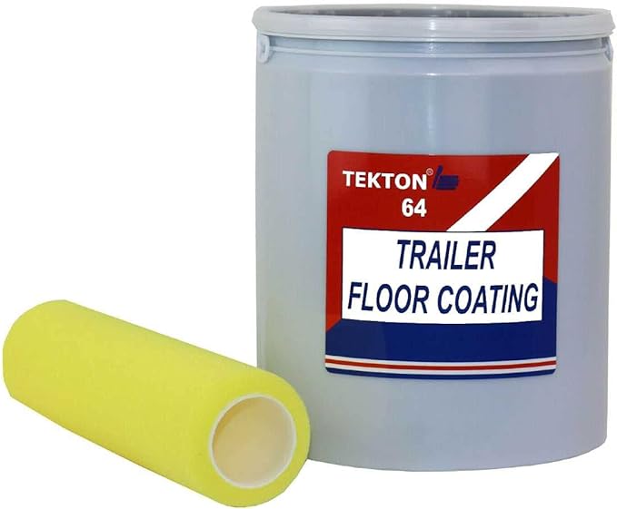 (Black, 1 Gallon Protects Trailer Floors, Ramps and WallsIncludes 1 Foam Cover; Non Skid Paint