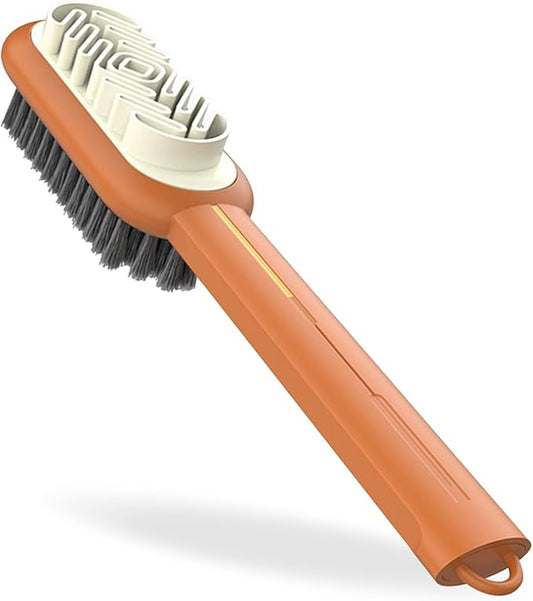 2 in 1 Suede Shoe Brush, Soft Bristle Cleaning Brush for Suede and Nubuck
