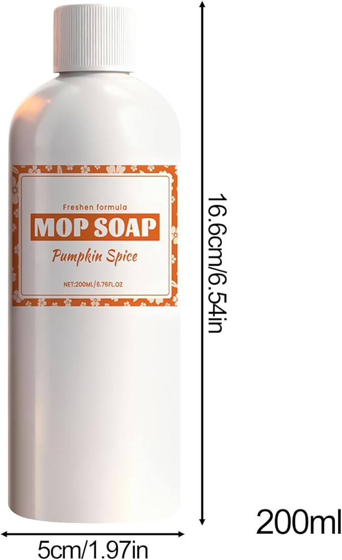 Multi- Floor Cleaner, 200ml Fresh Scent Solution, Cleaning Liquid with Gentle Formula, Floor Care Tool, Home Cleaner with Pleasant Fragrance, House Use for Bathroom and Kitchen