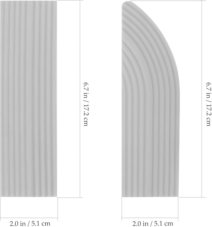 Hemobllo Indoor Slope Ramp for Robot Vacuum Cleaner Home Threshold Ramp Rubber Cushion for Elevations and Entryways