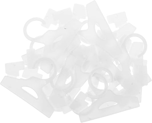 100pcs Reusable Humidity Control Bag Hooks PVC Absorber for Wardrobe Bathroom and Bedroom Portable Hanging Absorber Packs for Closet Use