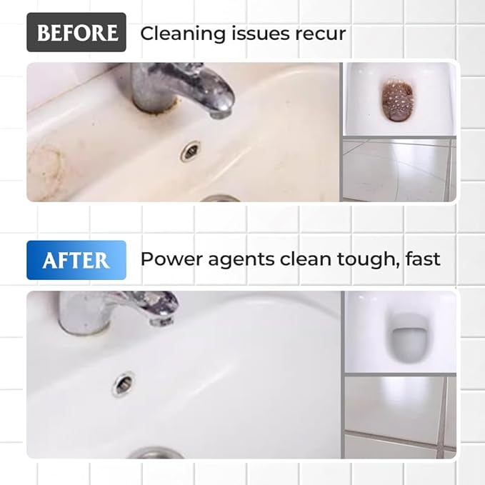 Bathroom Descaler Foam Cleaner, 2026 New Foam Spray Cleaner, Multipurpose Stubborn Stains Remover for Kitchen Bathroom, Hard Water Stain Remover for Home Use (3 Pcs)