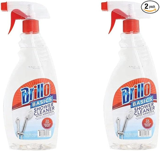 Shower Cleaner 22oz Trigger With Ammonia (Package May Vary) Pack of 2