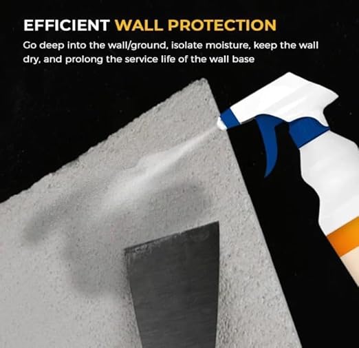 Concrete Crack Filler,Sand Fixing Agent Agent, Sand Fixing Agent Wall Protection Spray,Anti-Sand Base Surface Reinforcement, Multiuse Invisible Waterproofing Agent (2pcs)