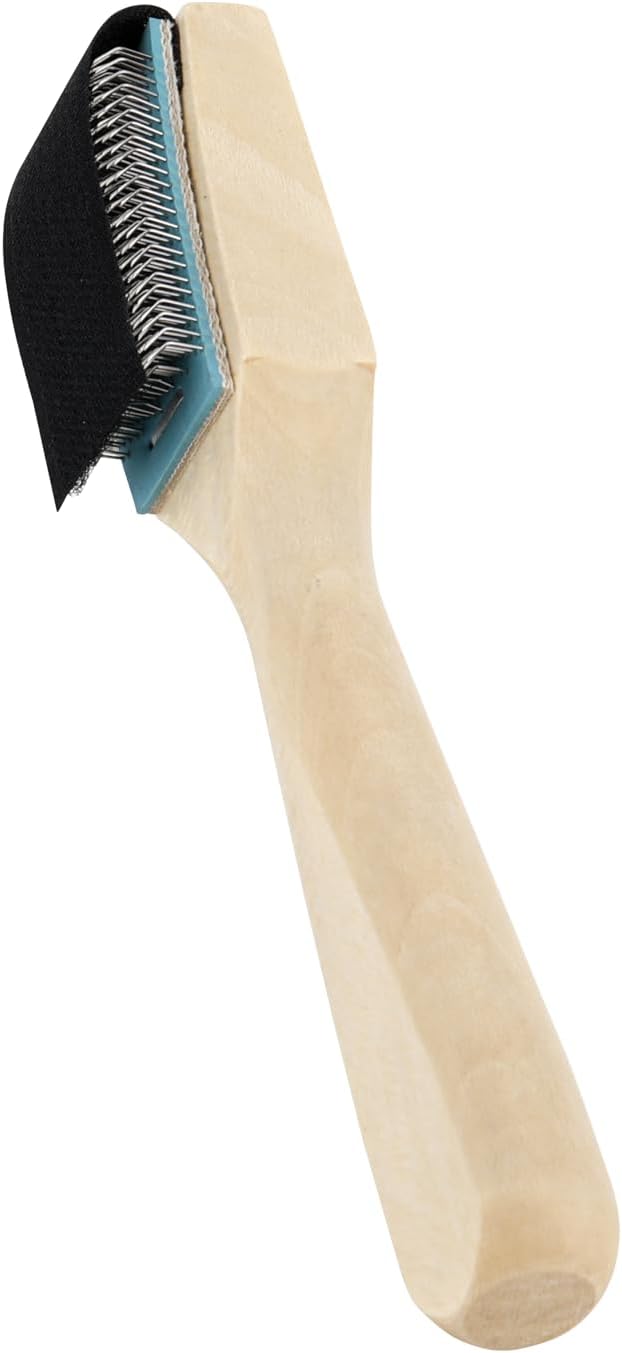 I-MART 2 Pack Suede Brush for Dance Shoes Sole Cleaning, Wooden Handle Suede Shoe Cleaner, Durable Wire Shoe Cleaning Brush for Suede Sole Dance Shoes, Suede Brush for Shoes