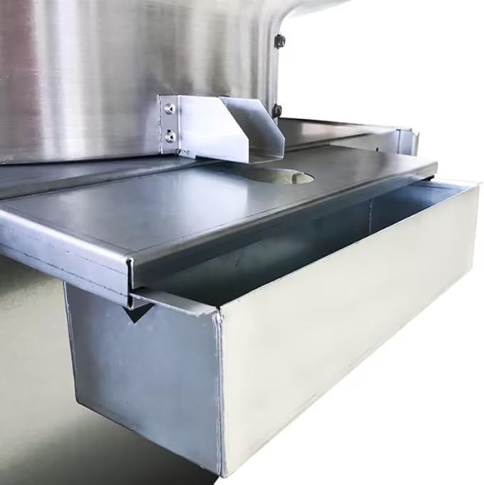 Grease Box for Restaurant Canopy Hood Exhaust Fan Galvanized Sheet Hood Accessories for Restaurant (4 Pack)