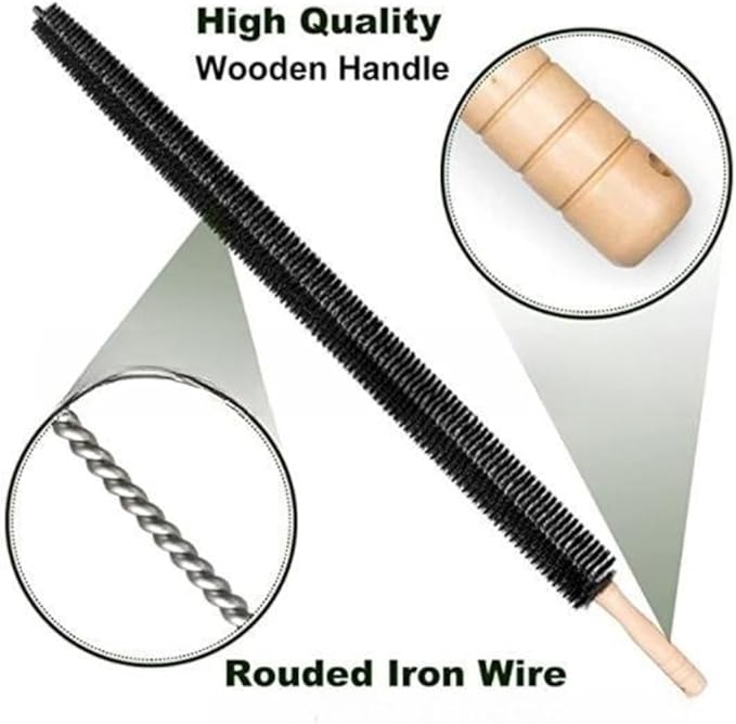 Clothes Dryer Lint Vent Trap Cleaner Brush Gas Electric Fire Prevention Exhaust (29.5 inch)