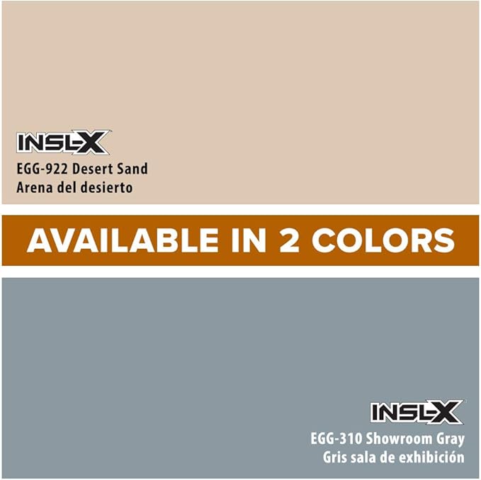 INSL-X Garage Guard Waterbased Epoxy Semi-Gloss Floor Paint, 1 Gallon Kit, Desert Sand