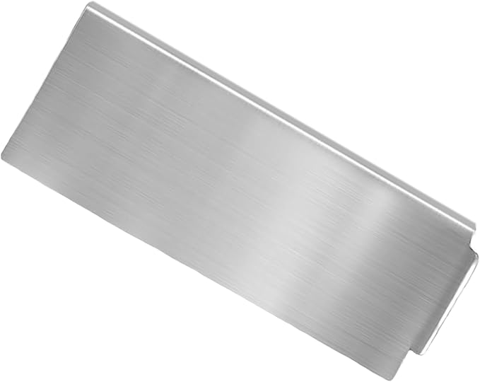 Grease Gate for Blackstone Griddle, Stainless Steel Block Grease Trap for Blackstone Flat Top Grills and Other Grills, Grease Trap Blocker Grill Food Filter Rear Grease Gate Blocks Food from Falling