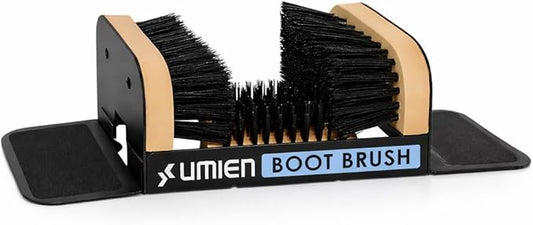 Umien™ Boot Scraper Outdoor Shoe Brush with Flaps - Cleaning Heavy-Duty Shoe Cleaner and Boot Scrubber for Mud, Dirt, and Snow - Durable Weather-Resistant Outdoor Shoe Cleaning Tool