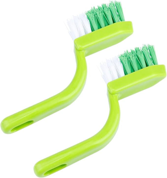 Didiseaon 2pcs Cleaning Brush Set for Floor and Wall Dust Removal Plastic Household Cleaning Tools for Kitchen Sink Carpet Random Color