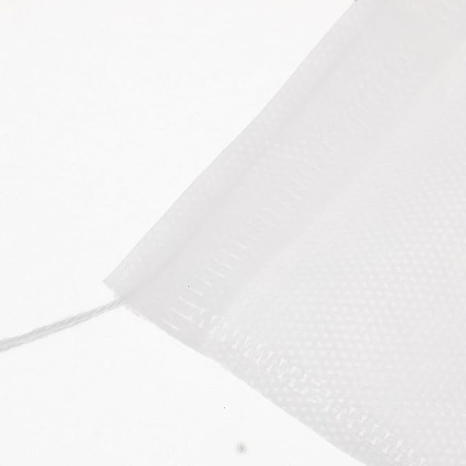100pcs Reusable Muslin Drawstring Soup Filter Bags 8x10cm Tea Spice Sachets Kitchen Coffee Filter Bags for Cooking and Brewing