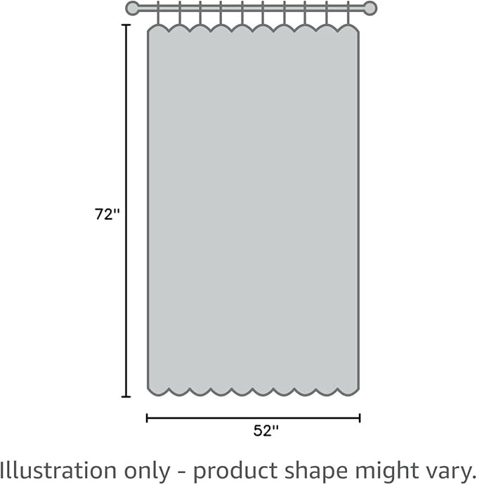 H.VERSAILTEX Linen French Door Curtains Privacy Light Reducing Curtain with Tieback Rod Pocket Curtain 1 Panel for Glass Door Feature Open Weave Textured Linen