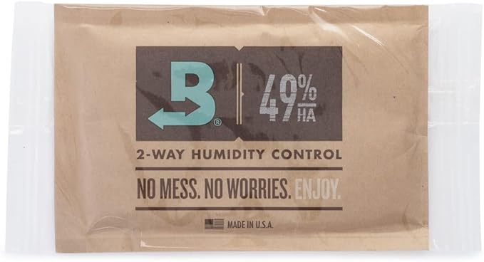 Boveda High-Absorbency 49% Two-Way Humidity Control Pack for Music Instruments in Extreme Humidity – Single – Size 40 – Prevents Warping & Cracking of Wooden Instruments – Individually Wrapped