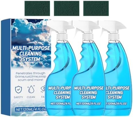120ml Foam Spray - Foam Spray All Purpose Cleaner, Foam Spray Oven Cleaner, Foam Spray Cleaner, Foam Spray Tablets & Spray Bottle for Kitchen Bathroom (3PCS)