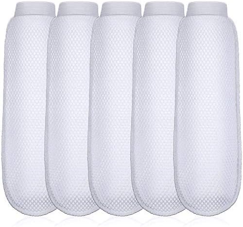 Boao 5 Pieces Nylon Lint Traps for Washing Machine Discharge Hose Lint Traps Nylon Mesh Catcher for Washing Machine Drain Systems Cleaning Tools