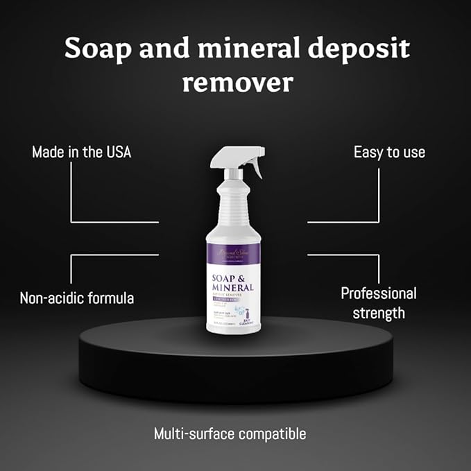 Non-Acidic Soap & Mineral Deposit Remover, 32oz