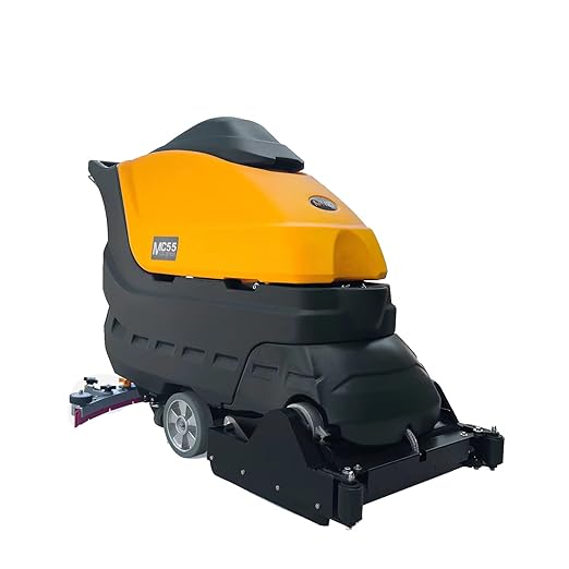 Floor Clean Scrubber Sweeper Machine Electric Cleaning Equipment, 33" Suction Width,19-gal Sewage Tank, Complete Set of Parts