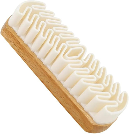 Suede Shoe Brush, Rubber Polish Eraser with Soft Bristle Brush for Suede Cleaner and Nubuck Brush (1 pcs)