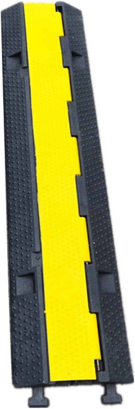 Cable Protector Ramp,Rubber Driveway Modular Heavy Duty Speed,for Garage Gravel Roads Asphalt Concrete