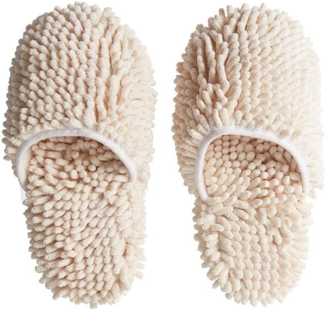 Cleaning Shoes,Mop Shoes Slippers, Multifunction,Absorbent Polyester Base Board Cleaner,for Sweeping Dirt Dust Home Office