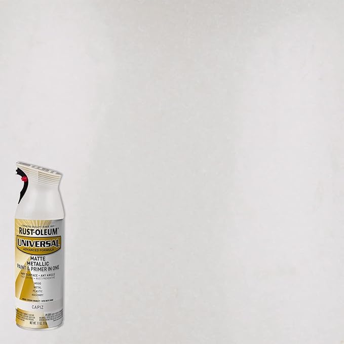 Rust-Oleum 371597 Universal All Surface Metallic Spray Paint, 11 oz, Matte Capiz