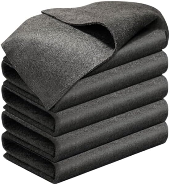2026 New Thickened Magic Cleaning Cloth, Upgrade Reuseable Streak Free Microfiber Cloth Magic Fiber Microfiber Cleaning Cloth, Multipurpose Miracle Rags for Kitchen,Window,Glass,Cars (5pcs, 16x12 in)