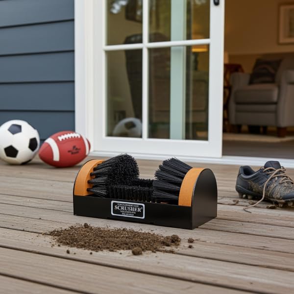 Shoe/Boot Brush & Scrubber - The Original Scrusher Boot & Shoe Cleaner, Weather Resistant Boot Scrubber