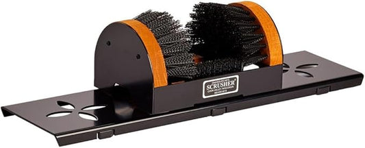 Shoe Scraper with Portable Base - Boot Scrubber with Cleaning Brushes for All Shoe Sizes