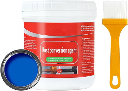 0.08 Gal Rust Remover for Metal, Rust Conversion Paint for Metal (Pack of 1,Blue)