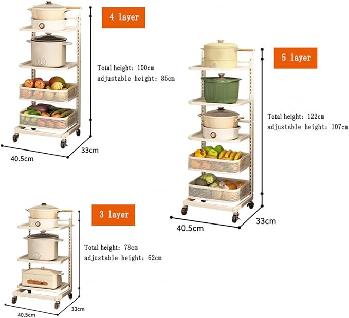 Expandable Kitchen Pan Stand for Cupboard Storage Pot Rack Lid Holders for Pots And Pans Black 3 * 3 Boards
