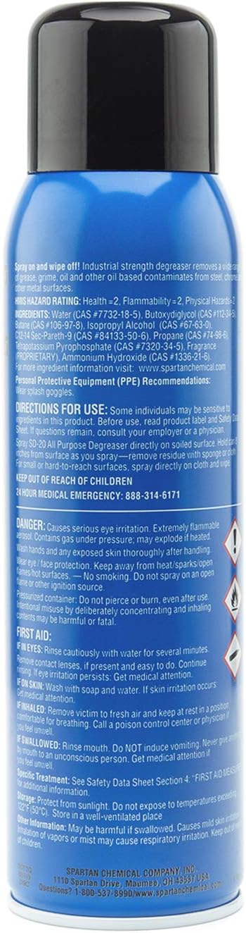 SPARTAN SD-20 All Purpose Degreaser - 6 Pack