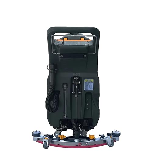 Floor Clean Scrubber Sweeper Machine Electric Cleaning Equipment, 33" Suction Width,19-gal Sewage Tank, Complete Set of Parts