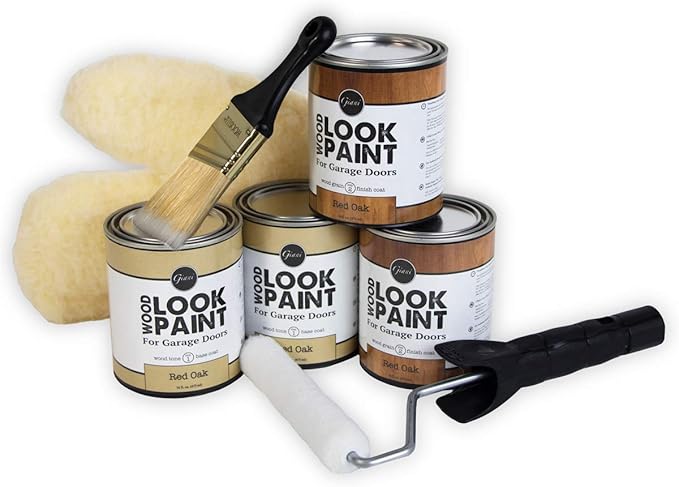 Wood Look Paint Kit for Garage Doors (Red Oak)