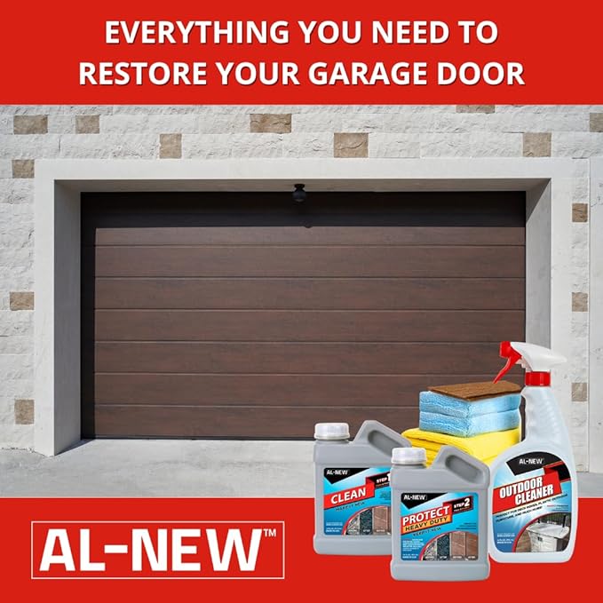 AL-NEW Garage Door Restoration System | Easily Clean, Restore, & Protect Your Garage Door