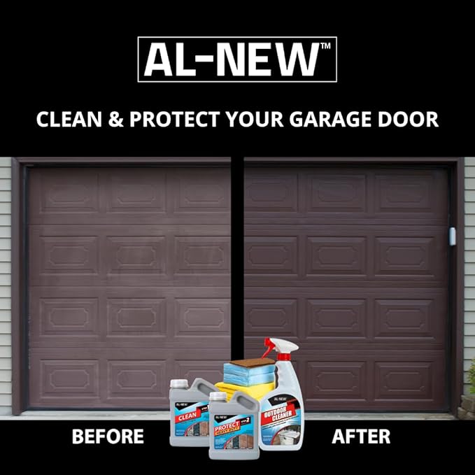 AL-NEW Garage Door Restoration System | Easily Clean, Restore, & Protect Your Garage Door