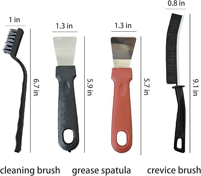Crevice Cleaning Brush Set, Hard Bristle Cleaning Supplies for Kitchen, Bathroom, Corner, Grout, Sink, Cup, Teapot, Bottle, Blender