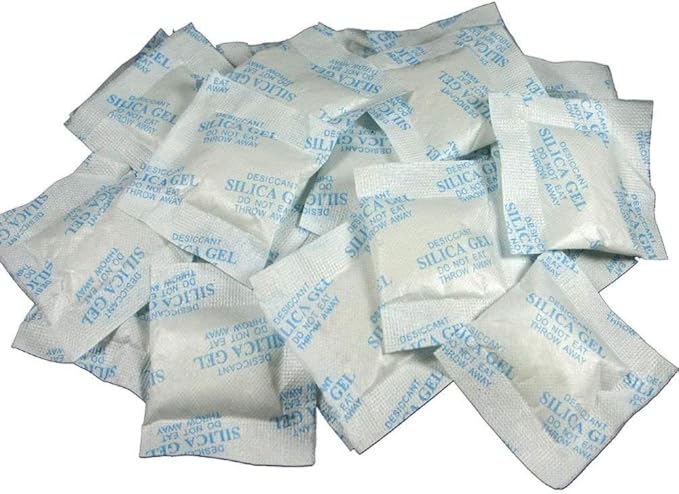 SOHLER Premium Silica Gel Packs Desiccant Packets Drying Agent Moisture Absorber (20 Gram -20 Packets)