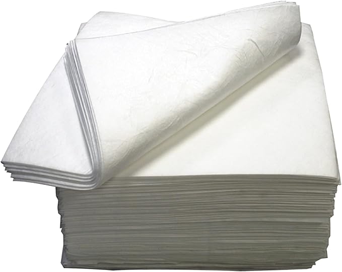 STAR BRITE High-Efficiency Oil Absorbent Sheets - Fuel and Grease Spill Cleaner for Shops, Boats, Engine Rooms - Reusable, Water-Resistant, Easy Disposal - Essential for Mechanics Workshops & Marinas