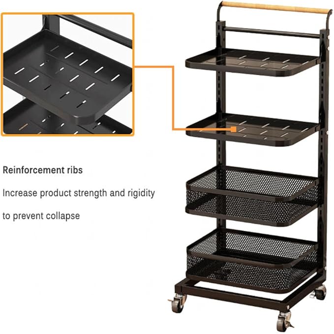 Kitchen Worktop Pan Stand nizer with Cupboard Storage Shelves Black Space Saving Plates and Bowls Holder