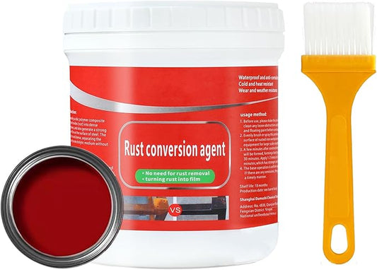 0.08 Gal Rust Remover for Metal, Rust Conversion Paint for Metal (Pack of 1,Red)