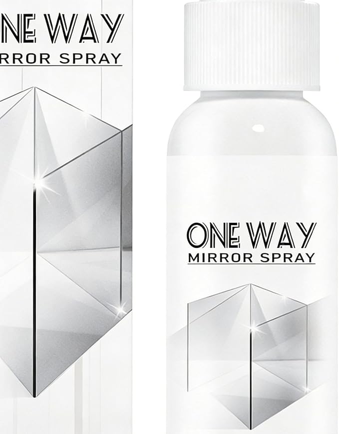Glass Cleaner - Anti Fog Mirror Spray Solution, Windshield Stain Removal Liquid with Clear Vision Formula Protection, Quick Wipe Cleaning Function, Ideal for Car Bathroom Kitchen Surfaces