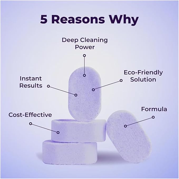 Nuroclean Spray Concentrated Cleaning Tablets, Powerful Stubborn Stains RemoverMulti-Surface Cleaner for Home, Kitchen, Bathroom or More