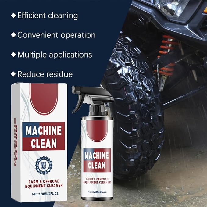 2026 New Machine Clean Spray, Heavy-Duty Outdoor All Purpose Cleaner, Upgrade Machine Clean Spray, Outdoor All-Purpose Cleaner, Farm & Offroad Equipment Cleaner for Machine Clean & Protection (2)