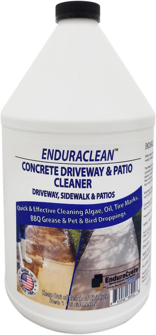 Marblelife EnduraCLEAN Concrete Cleaner for Driveways, Sidewalks & Patios, Powerful Concrete Sidewalk Cleaner, Effective Driveway Oil Stain Remover, Safe for Plants Patio Cleaner, Ready-To-Use, 128 oz